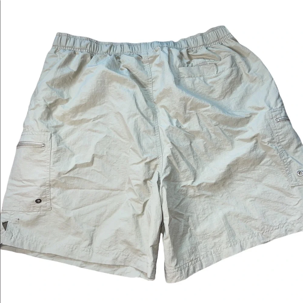 Vintage Cherokee Khaki cargo Swim trunks Size‎ L 36-3 8 with attached buck…